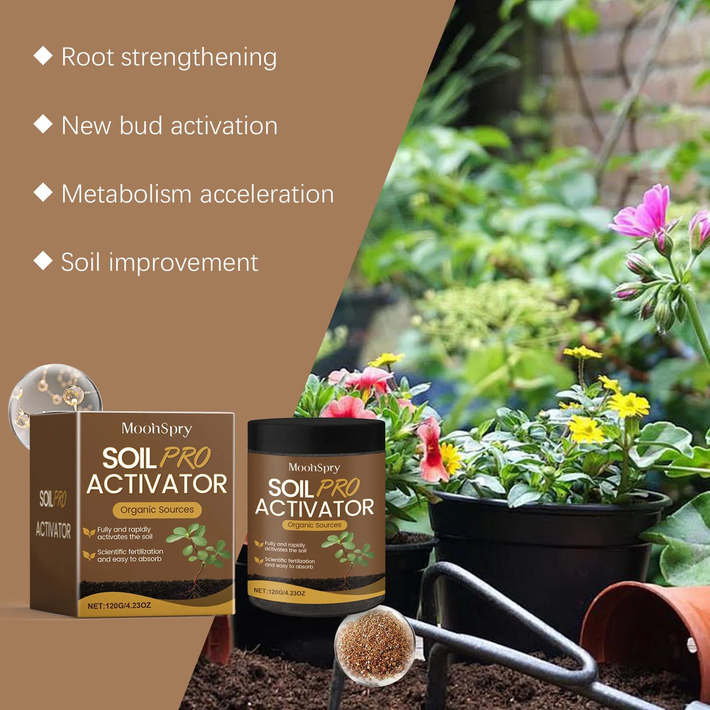 Soil Activators Effectively Improving Soil Structure Enhance Water Retention Promoting Plant Growth Fast Rooting Powder